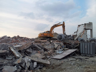 Fotogaléria búracie a demolačné práce