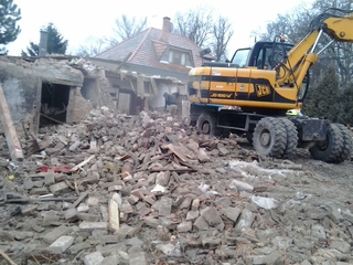 Fotogaléria búracie a demolačné práce